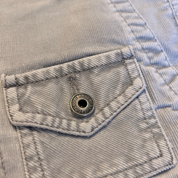 Eddie Bauer Size 8 Women’s Corduroy Jeans Cotton Spandex Blend Pockets like NEW - Picture 2 of 10
